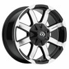 17" Vision Off-Road 413 Valor Gloss Black Machined Face Wheel 17x8.5 6x120 18mm