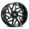 Set 4 20" Vision 361 Spyder Gloss Black Milled Spoke Wheels 20x9 5x5 10mm Rims