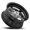 Set 4 15" Vision 571 Sport Star 2 Gloss Black with Milled Center 15x7 Wheels 5x4.5 (5x114.3) 0mm Rims