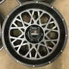 Set 4 18" Vision 412 Rocker Anthracite Satin Black Lip Wheels 18x9 5x5.5 12mm