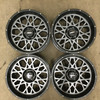 Set 4 18" Vision 412 Rocker Anthracite Satin Black Lip Wheels 18x9 5x5.5 12mm