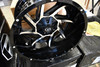 Set 4 18" Vision 422 Prowler Gloss Black Machined Face Wheels 18x9 5x4.5 -12mm