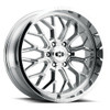 Set 4 20" Vision Off-Road 402 Riot Chrome Wheels 20x9 8x6.5 Truck Rims 12mm