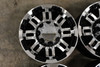 Set 4 16" Vision HD 375 Warrior Gloss Black Machined Face Wheels 16x6 8x6.5 0mm