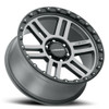 Set 4 17" Vision 354 Manx 2 Satin Grey 17x9 Wheels 8x6.5 (8x165.1) 12mm Rims