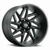Set 4 20" Vision Off-Road 361 Spyder Satin Black Wheels 20x9 6x135 12mm Rims