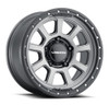 Set 4 17" Vision Off-Road 350 Ojos Satin Grey Wheels 17x9 6x5.5 Truck Rims -12mm