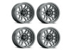 Set 4 16" Vision Off-Road 355 Manx 2 Overland Satin Grey Wheels 16x8 6x5.5 0mm