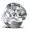 Set 4 20" Vision 363 Razor Chrome 20x10 Wheels 5x150 -25mm Rims
