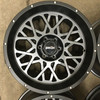 Set 4 22" Vision 412 Rocker Anthracite Satin Black Lip Wheels 22x12 8x180 -51mm