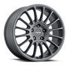 Set 4 15" Vision Street 477 Monaco Satin Black Wheels 15x7 5x112 Rims 38mm