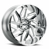 Set 4 20" Vision Off-Road 361 Spyder Chrome Wheels 20x9 8x6.5 Truck Rims 12mm