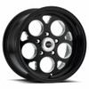 Set 4 17" Vision 561 Sport Mag Gloss Black with Milled Windows 17x4.5 Wheels 5x4.5 (5x114.3) -24mm Rims