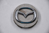 Mazda White w/ Chrome Logo Wheel Center Cap Hub Cap 2874(White) 2.25" Mazda OEM Snap in