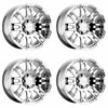 Set 4 20" Vision Off-Road 375 Warrior Chrome Wheels 20x9 6x5.5 Truck Rims 18mm Set 4 20" Vision Off-Road 375 Warrior Chrome Wheels 20x9 6x5.5 Truck Rims 18mm