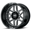 Set 4 Moto Metal MO992 Folsom 20x10 8x170 Gloss Black Milled Wheels 20" -18mm