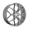 Set 4 Asanti Black ABL38 Monarch Truck 22x9.5 6x120 Titanium Wheels 22" 38mm