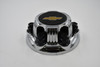 AfterMarket Chrome w/ Black & Gold Insert Wheel Center Cap Hub Cap 5129C(CHV) 7.375" AfterMarket 6 Lug fits Chevy