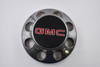 GMC Chrome w/ Black & Red Logo Wheel Center Cap Hub Cap (GMC)78875 8.75" GMC Sierra 3500 '95-'99 OEM 8 Lug