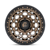 Set 4 Fuel D785 Unit 17x9 6x5.5 Bronze With Matte Black Ring Wheels 17" 1mm
