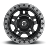 Set 4 15" Fuel UTV D557 Anza 15x7 4x156 13mm Matte Black Gunmetal Ring Wheels