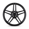 Mandrus Bremen 17x8 5x112 Semi Gloss Black W/ Mirror Cut Face Wheel 17" 42mm Rim