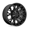 Set 4 Fuel D772 Twitch 22x12 5x4.5 5x5 Blackout Wheels 22" -44mm Rims