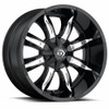 Set 4 20" Vision 423 Manic Gloss Black Machined Face Wheels 20x9 6x135 Rims 12mm