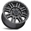 Set 4 17" Black Rhino Yellowstone 17x8 5x160 45mm Wheels Matte Gunmetal Rims