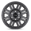 Set 4 17" Black Rhino Yellowstone 17x8 5x160 45mm Wheels Matte Gunmetal Rims