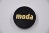 Moda Gloss Black w/ Gold Logo Wheel Center Cap Hub Cap 20092(BLK) 2.125" Moda Snap in