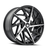 18" Mazzi Freestyle 18x8 Gloss Black Machined 5x112 Wheel 35mm Car Suv Rim