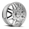 24" Cali Off-Road Invader Front Dually 24x8.25 Chrome 8x210 Wheel 115mm Rim