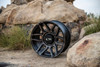 Set 4 20" Ion 146 20x9 Matte Black W Machined Dart Tint 8x170 Wheels 0mm Rims