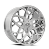 20" Kraze Ricochet 20x8.5 Chrome 5x112 5x4.5 Wheel 38mm Performance Rim