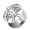 Set 4 20" Ridler 609 20x9 Chrome 6x5.5 Wheel 30mm Rim For Chevy GMC Ram Cadillac