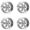 Set 4 20" Ridler 609 20x9 Chrome 6x5.5 Wheel 30mm Rim For Chevy GMC Ram Cadillac