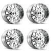 Set 4 20" American Truxx Destiny 20x12 Chrome 5x5 5x5.5 Wheels -44mm Lifted Rims