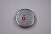 Voxx Chrome, Silver, Red Wheel Center Cap Hub Cap CBM758-1880 2.625" Voxx Snap in