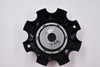 Hardcore Gloss Black w/ Chrome & Black Ornament Wheel Center Cap Hub Cap C-545-1(GB) 6.5" Hardcore Off Road 8 Lug