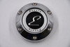Etoria Chrome w/ Black & Chrome Logo Wheel Center Cap Hub Cap CAP-A89 2.875" Etoria