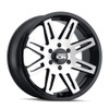 20" Ion 142 20x9 Black Machined 8x6.5 Wheel 0mm Rim