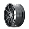 20" Kraze Cosmos 20x8.5 Gloss Black 5x112 Wheel 38mm Performance Rim