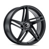 Set 4 17" Kraze Milano 17x8 Satin Black 5x4.5 Wheels 38mm For Jeep Ford Rims