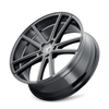 17" Kraze Lusso 17x8 Gloss Black 5x120 Wheel 38mm Performance Rim