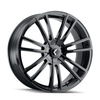 18" Kraze Spectra 18x8 Gloss Black 5x110 5x5 Wheel 40mm For Jeep Rim