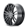 18" Kraze Spectra 18x8 Gloss Black 5x115 5x120 Wheel 40mm Performance Rim