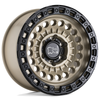 Black Rhino Sentinel 17x8.5 6x4.5 Desert Sand W/ Black Ring Wheel 17" 0mm Rim