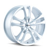 14" Touren TR22 14x6 Hypersilver 4x100 4x4.5 Wheel 40mm Rim