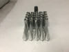 Chrome Spiked Lug Nut Set – 24 Pc | 1/2" x 20 Extended 80mm | Fits 5 & 6 Lug Rims | Includes Key